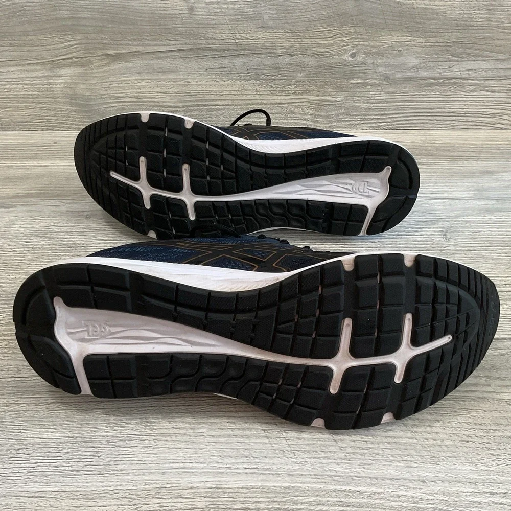Asics GEL EXCITE 7 Mens Size 12 Athletic Shoes 1011A657 Sneakers Black Blue